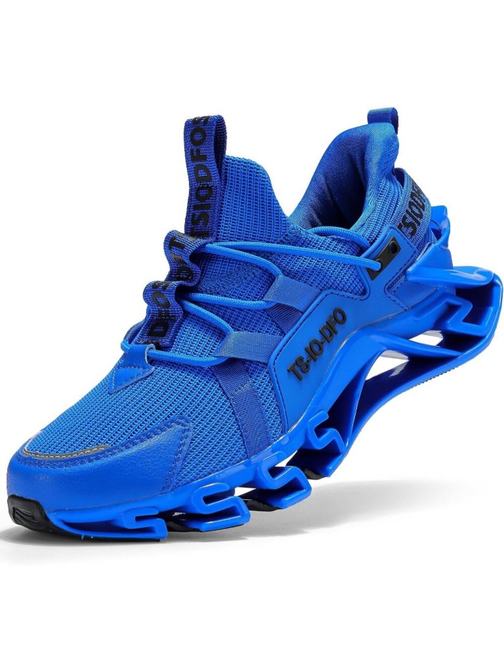 Women's Royal Blue Mesh Comfortable Athletic Running Non-Slip Walking Sneakers